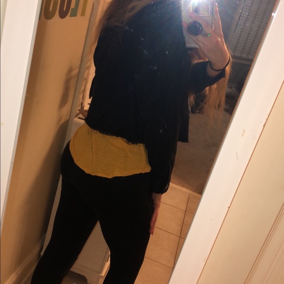 Black Cropped Jean Jacket - Picture 8 of 8